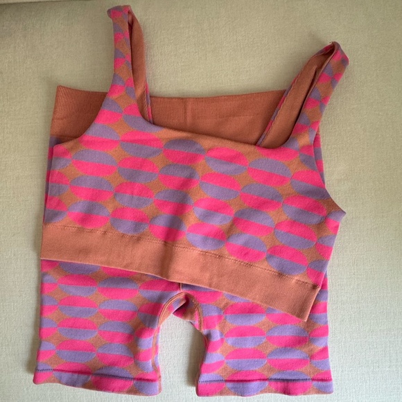 Fabletics Pink Rave Geo Set XL - Picture 4 of 5